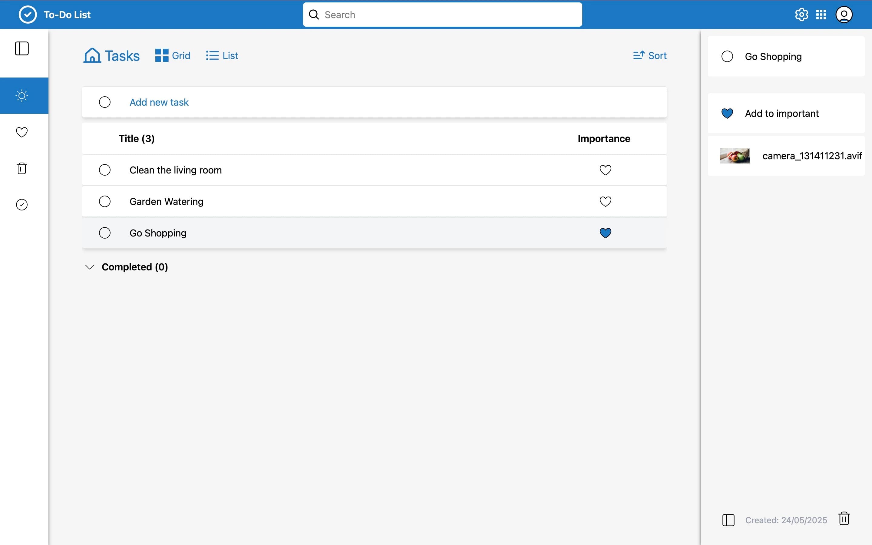 todolist hover