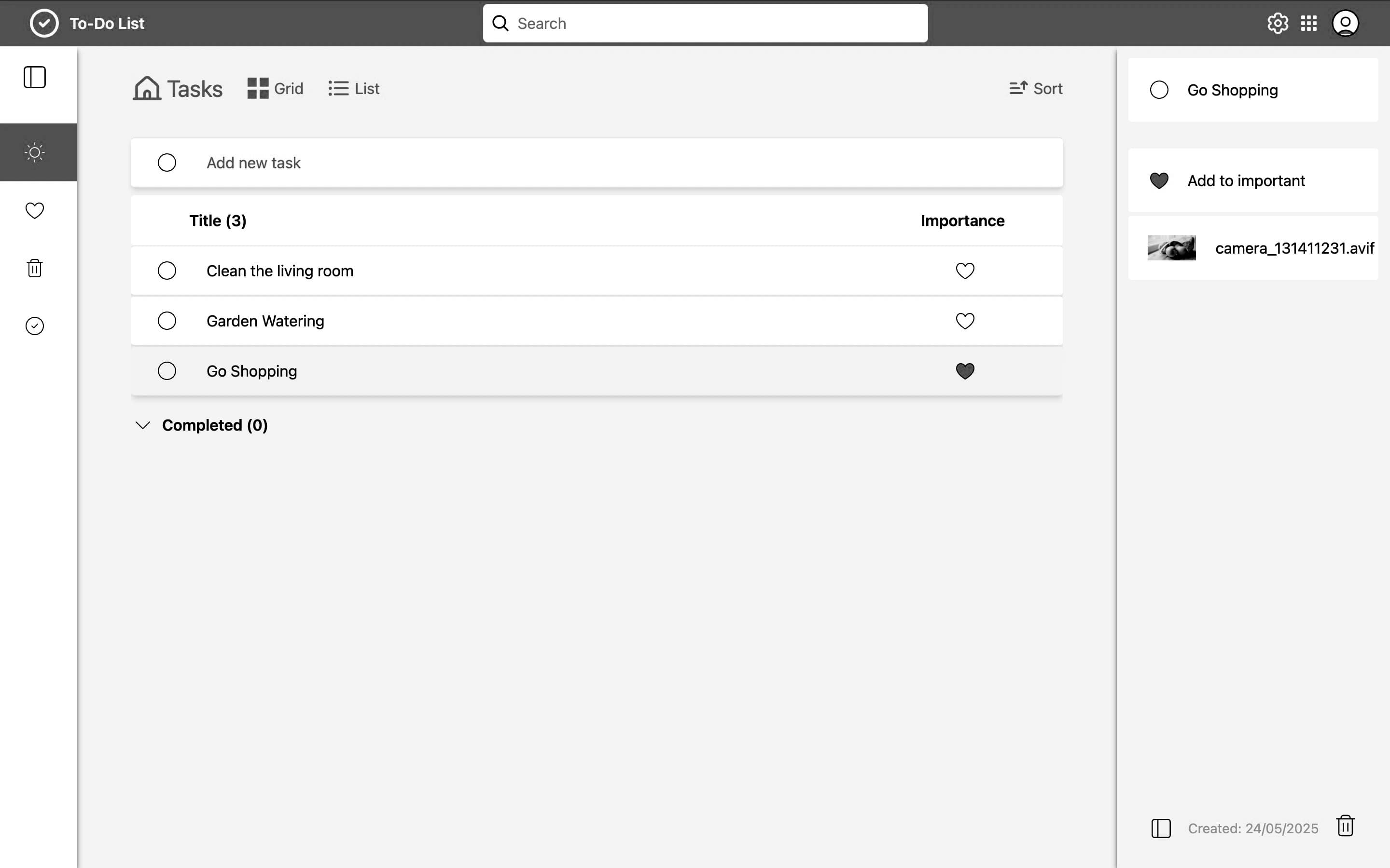 todolist default